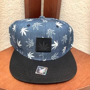 🔹NEW..Black Hawk Joy-cap Snapback Cannabis Print..